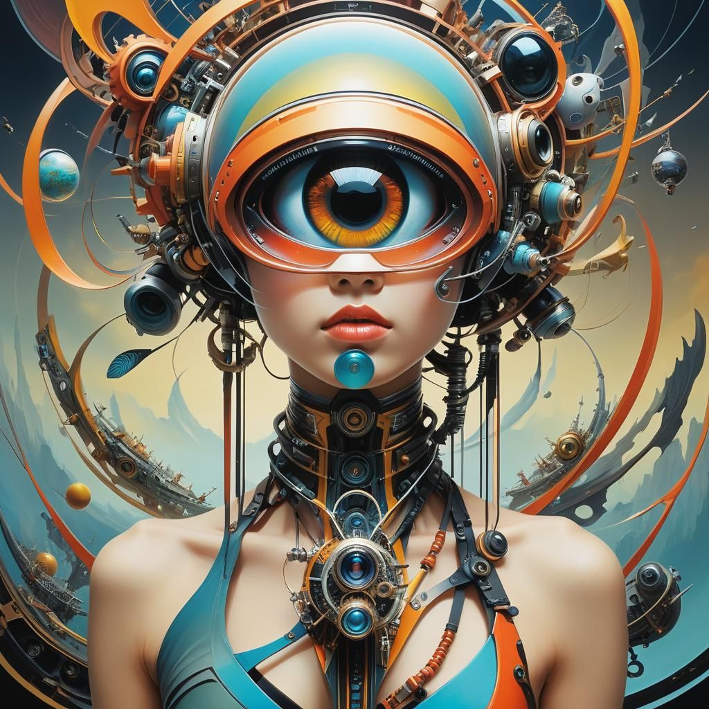 Woman Support System in Detailed Matte Painting