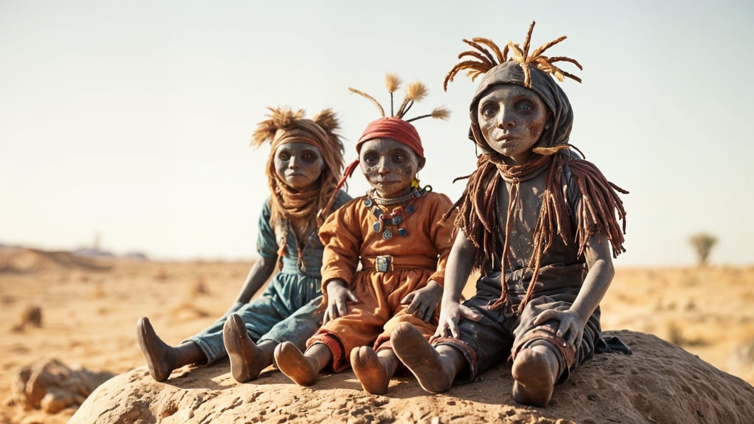 Creepy Rag Dolls Encounter Australian Indigenous Tribe in De...