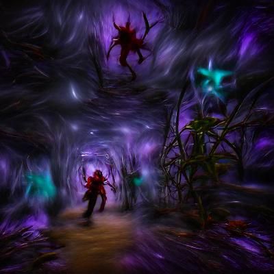 Escape into a Star Demon Haunted Wilderness