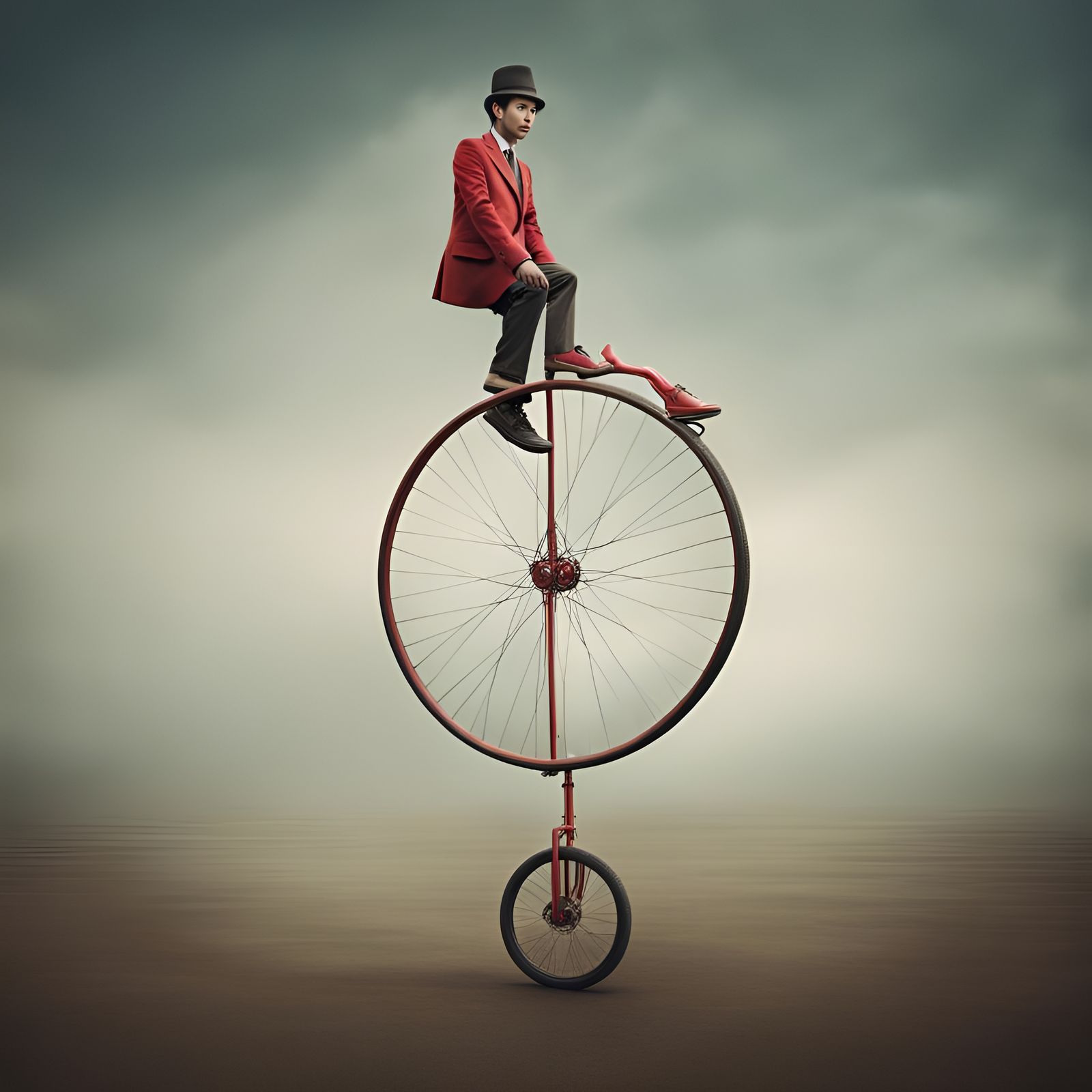 Surreal Unicycle Fantasy Photography