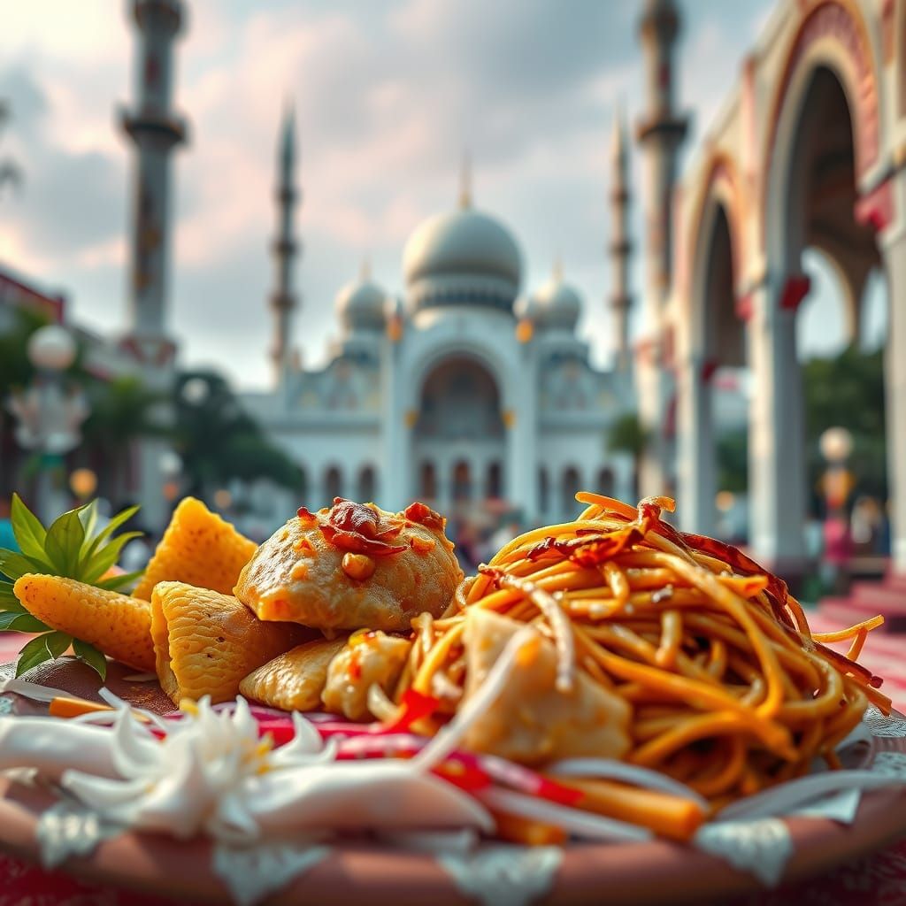 Idul Fitri Celebrations in Vibrant Indonesian Splendor