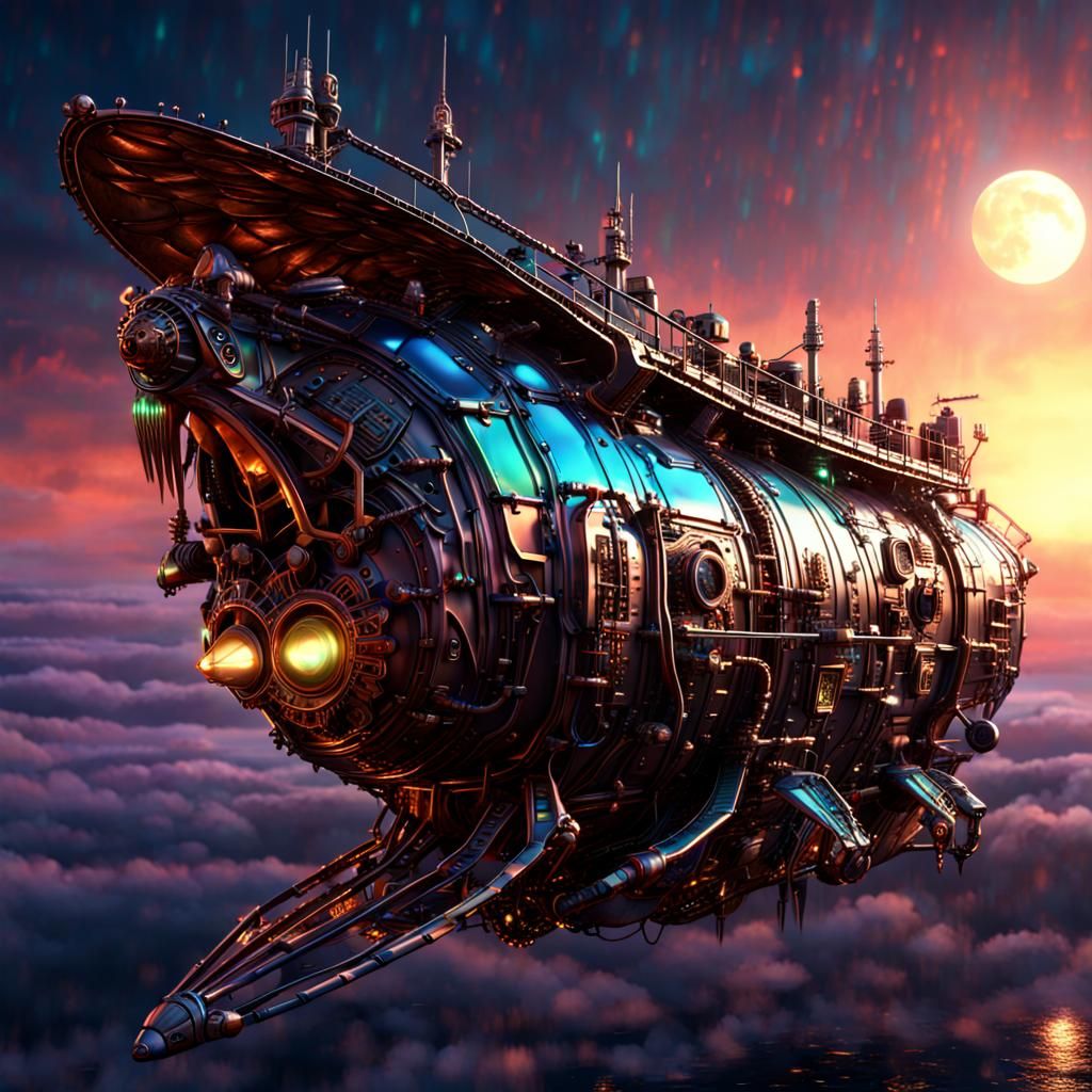 Industrial Steampunk Mothership