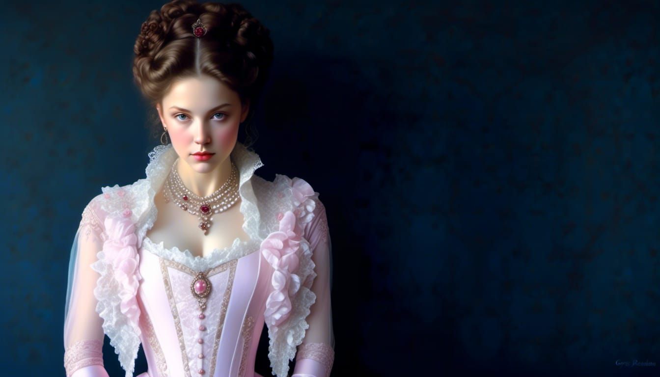 Princess Briar Rose in Rococo Style