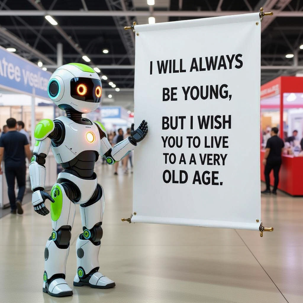 Robotic Child with Neon Armor in Futuristic Style