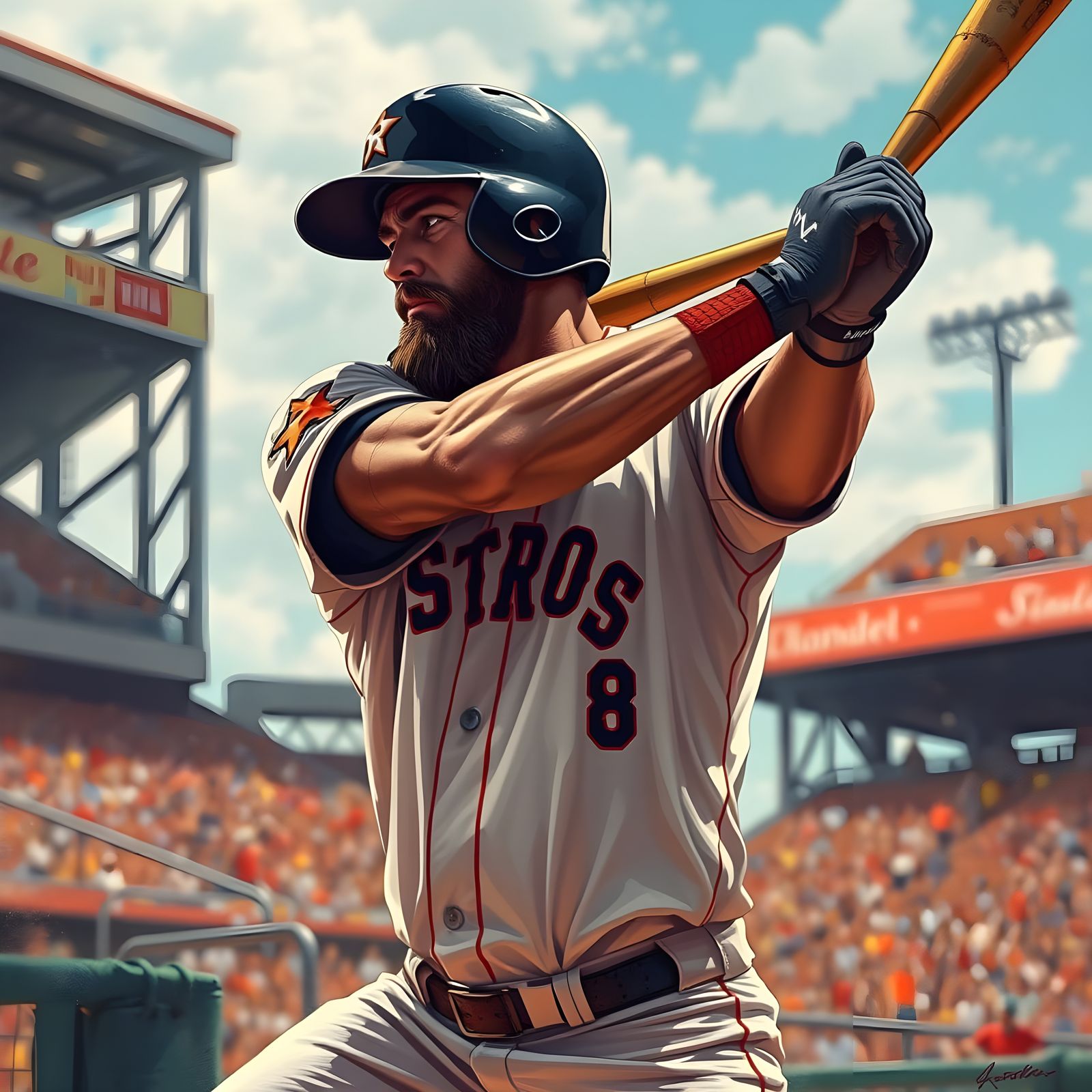 Negan Plays Baseball for the Houston Astros