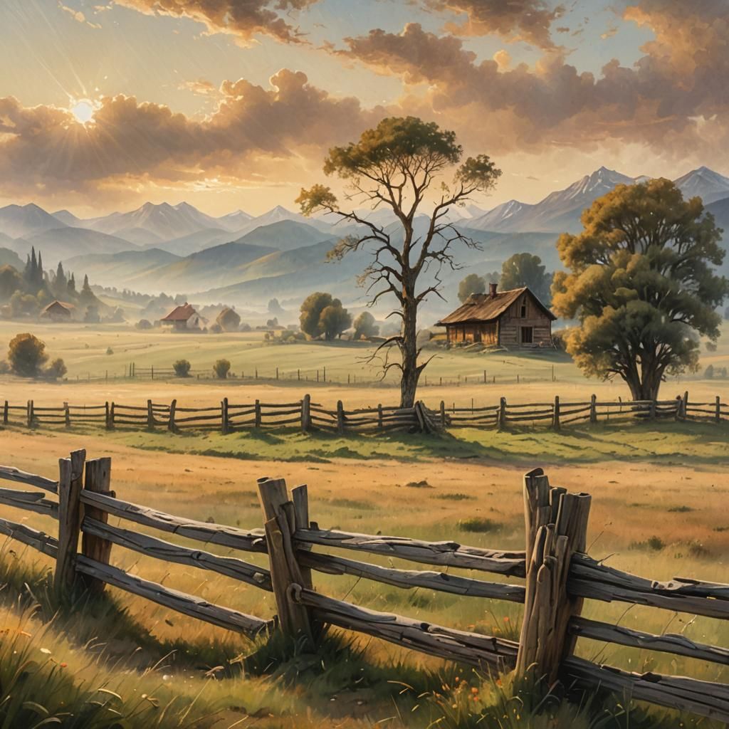 Rustic landscape