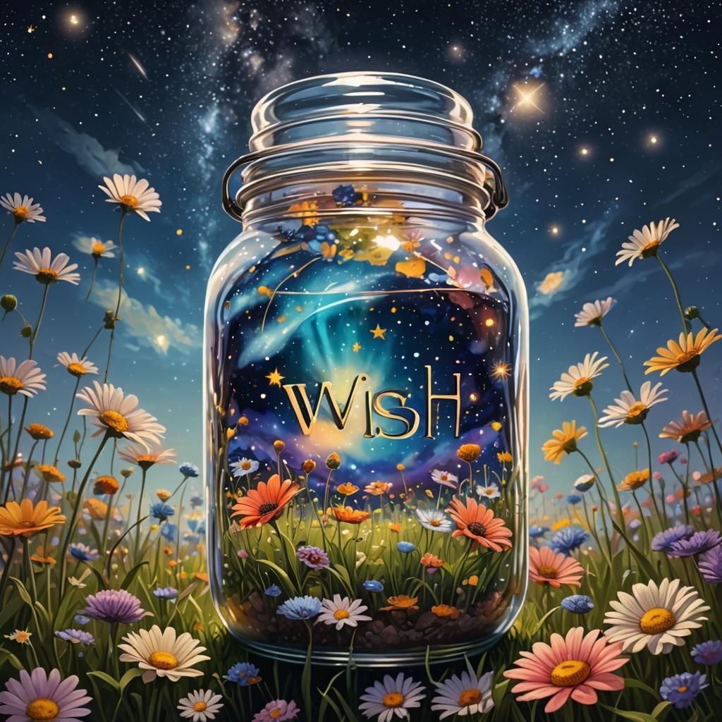 Wishing jar.