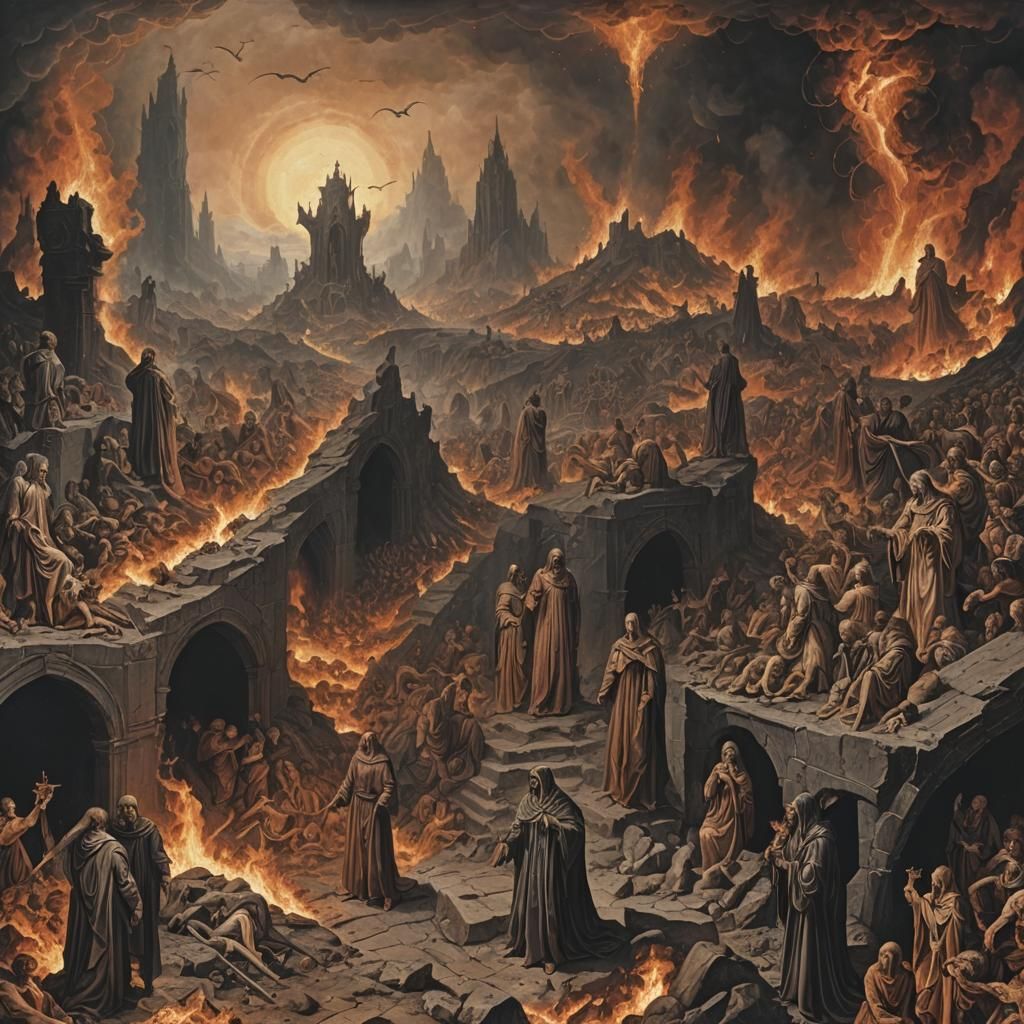 Ethereal Depiction of Purgatory