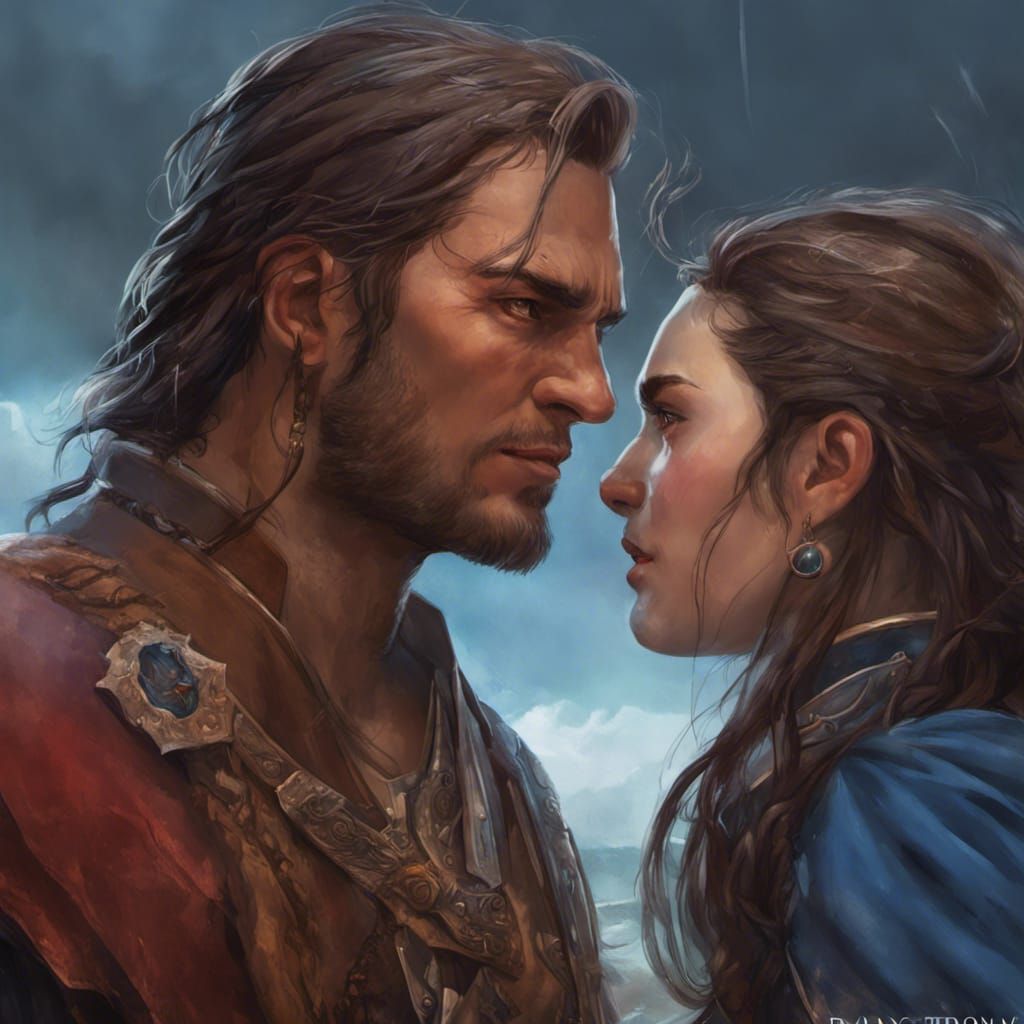 Dalinar Kholin and the Stormfather: Hyperrealistic Art