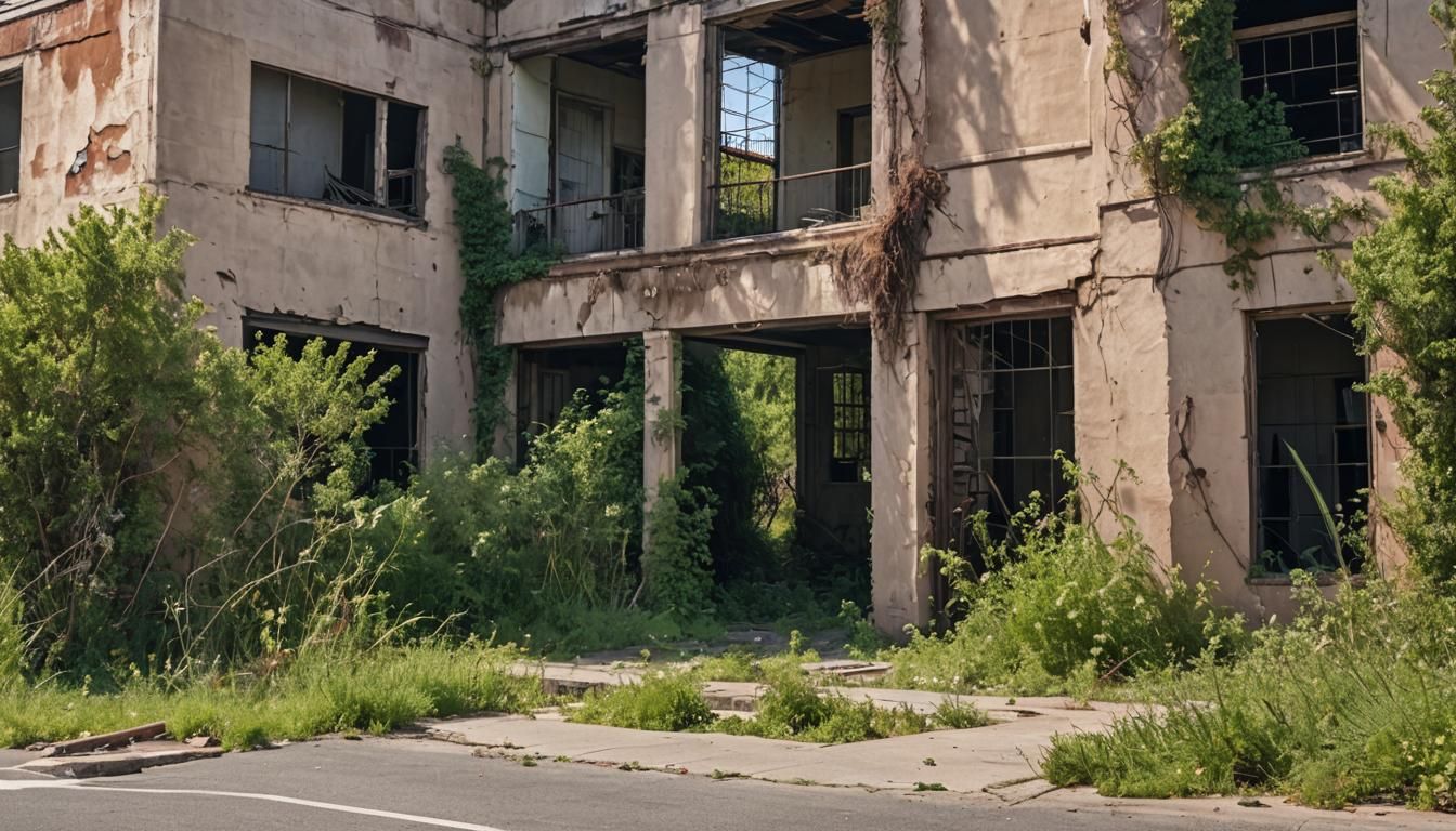 Post-Apocalyptic Los Angeles: Ruined and Abandoned