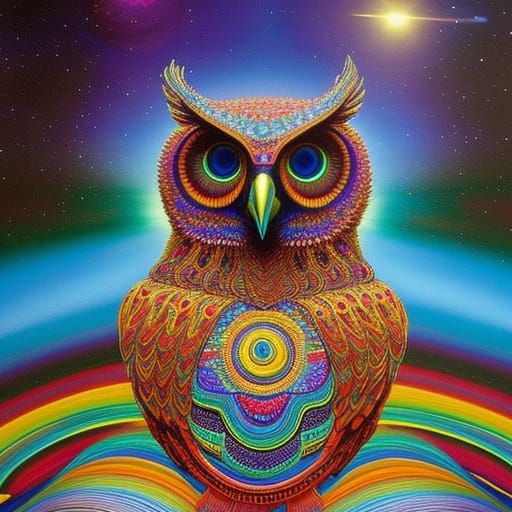 Cosmic Owl Series #50