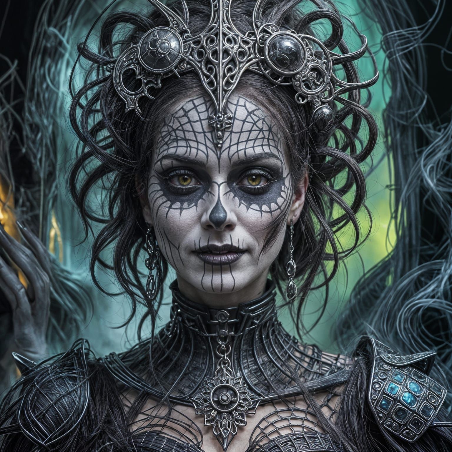 Horrifyingly Beautiful: An Ethereal Gothic Queen