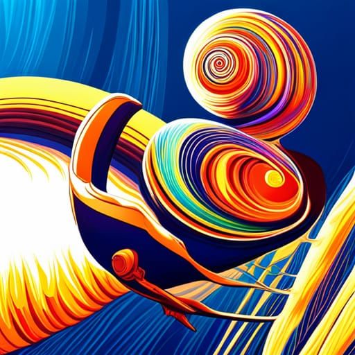 "duck psychedelic patterns" Unreal Engine poster art post-impressionism pop art psychedelic art surrealism street art br...