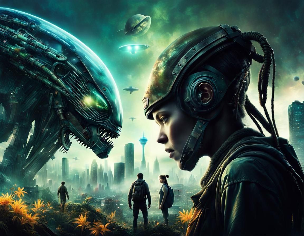 Hopeful First Contact in Advanced Alien City