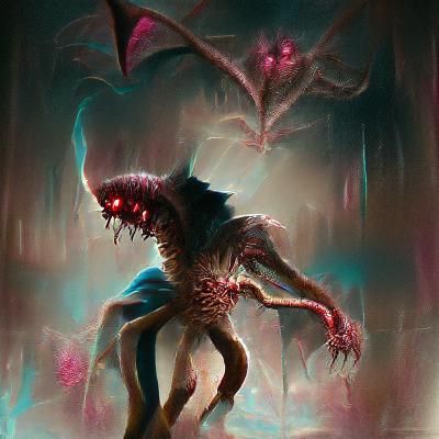 Sinister Demogorgon by Greg Rutkowski Style