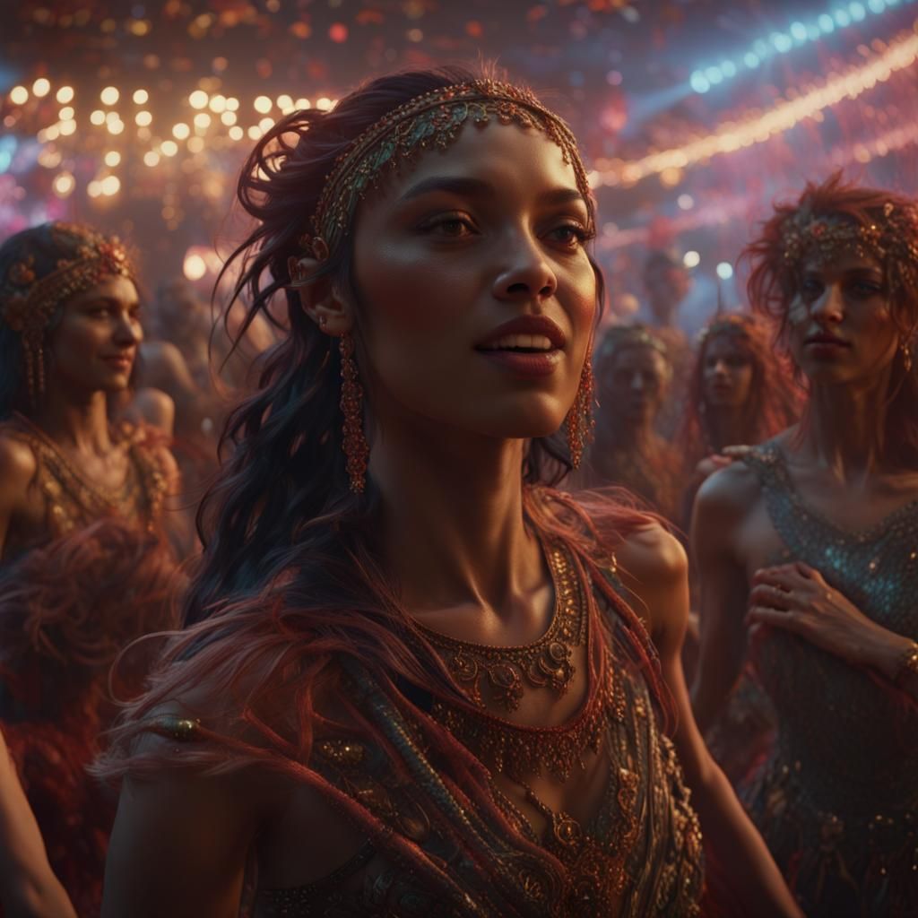 Cinematic medium angle eye level shot