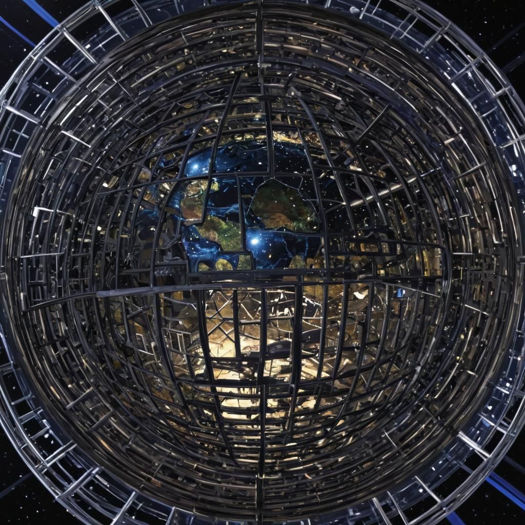Inside a Dyson Sphere with Artificial Continents