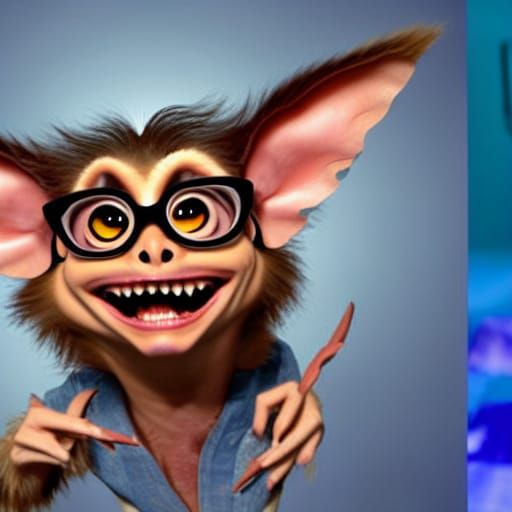 John Oliver as Gizmo: A Whimsical Gremlins Mashup