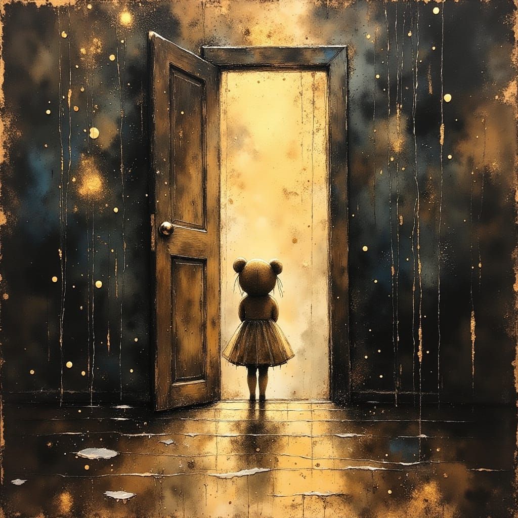 Child's Difficult Choice: Leaving a Beloved Teddy Bear Behin...