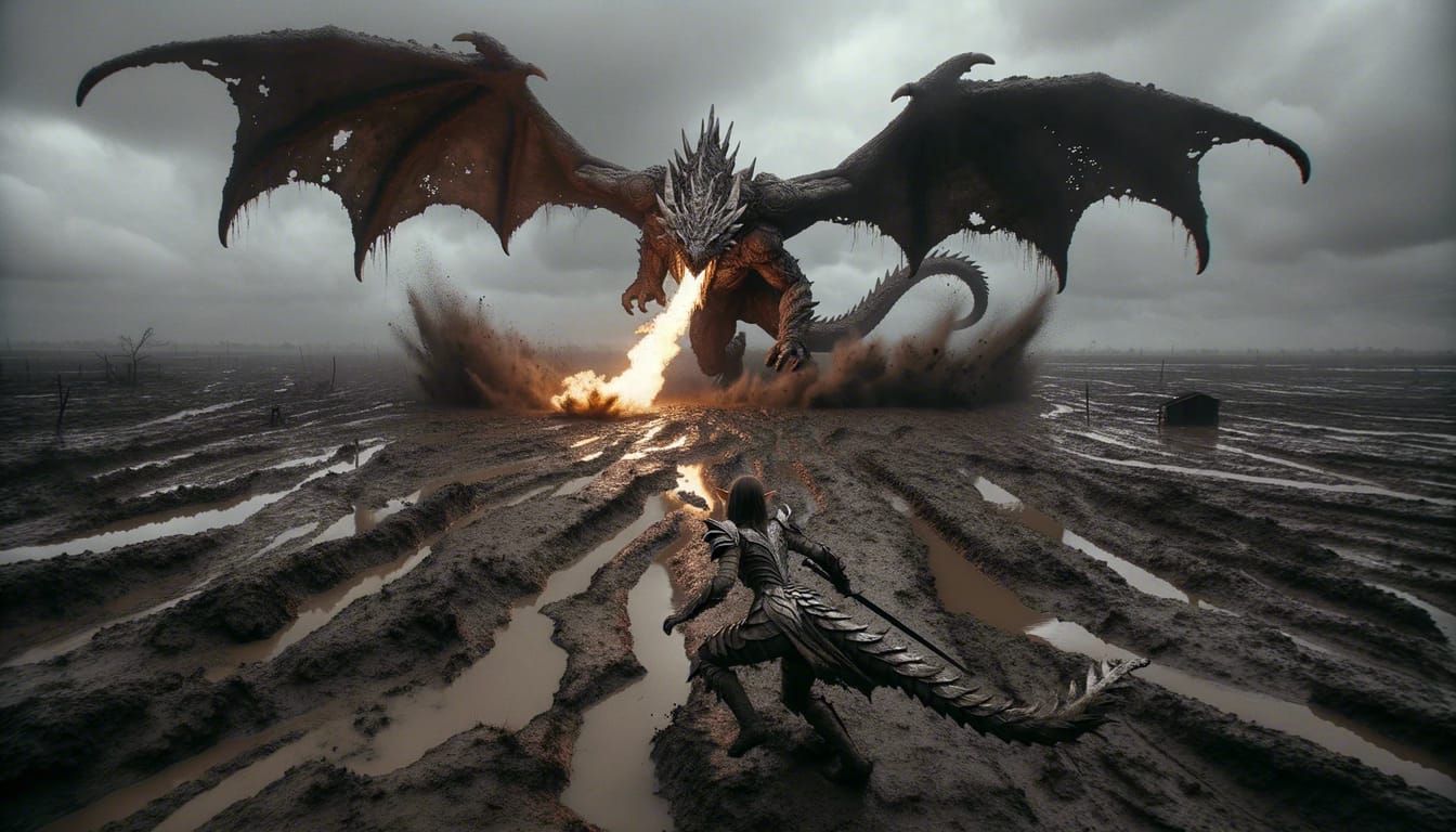 Dragons Clash in Epic Battle