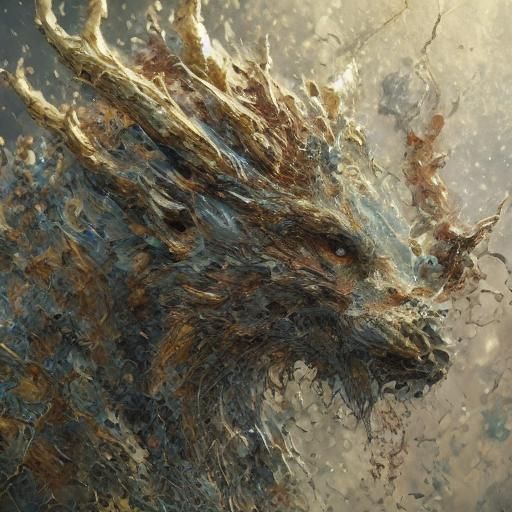 Woman's Hand Holds Apple: Hyperdetailed Art Nouveau Portrait