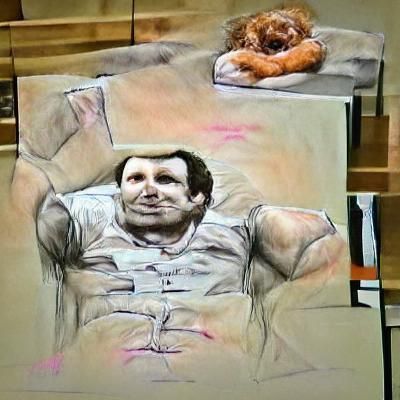 Hyperrealistic Hybrid: Al Bundy and Ted Bundy