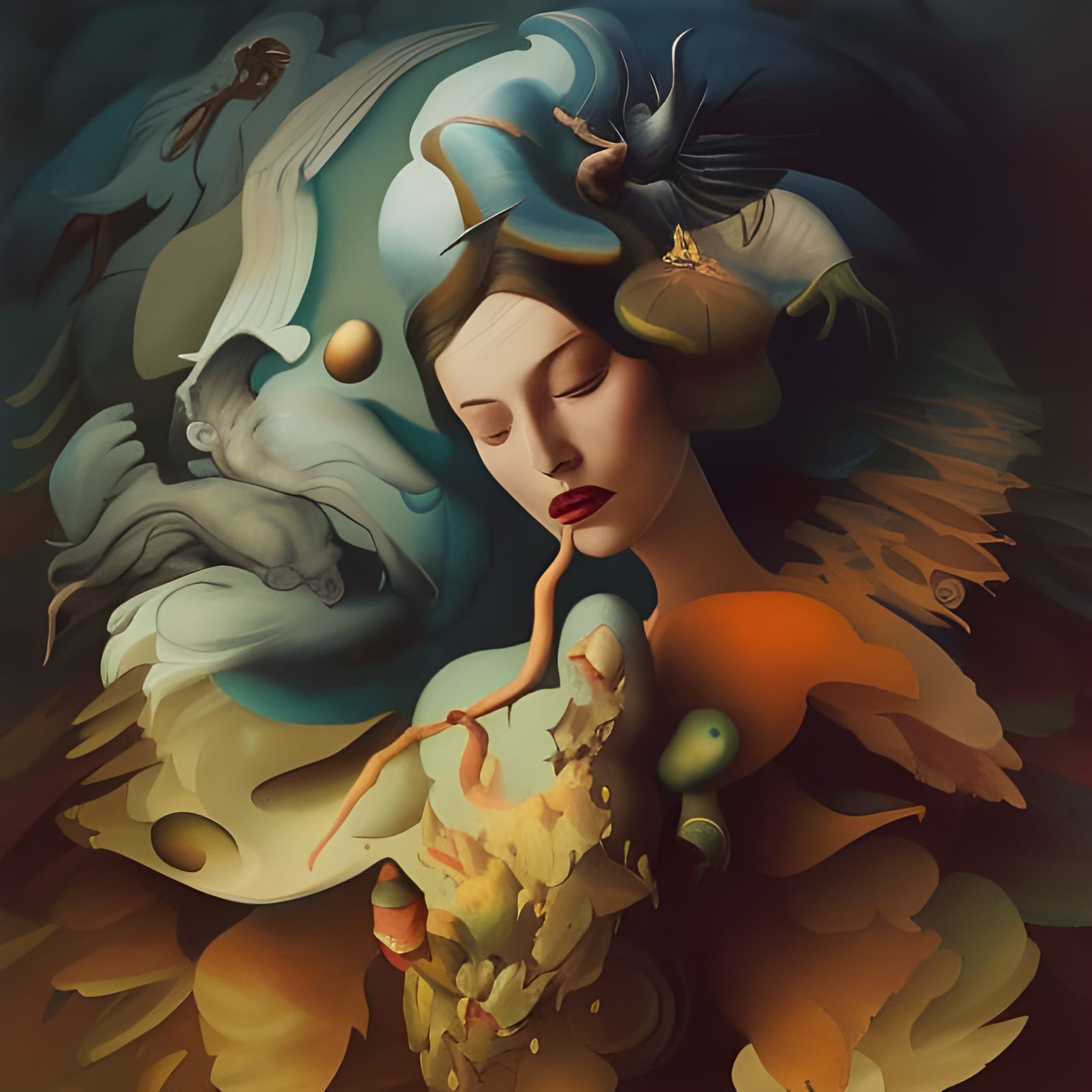 Illustrated Art Book with Nature Photography