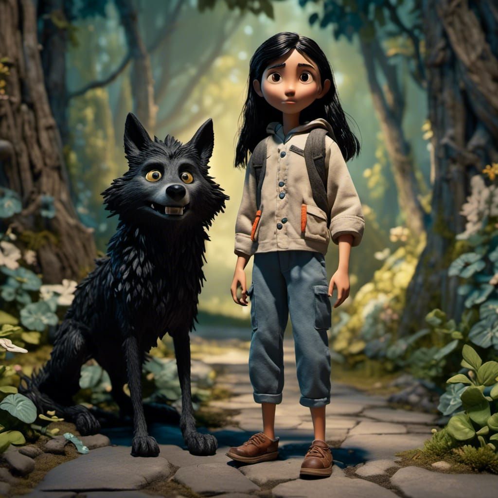 The boy and the wolf (dollified)