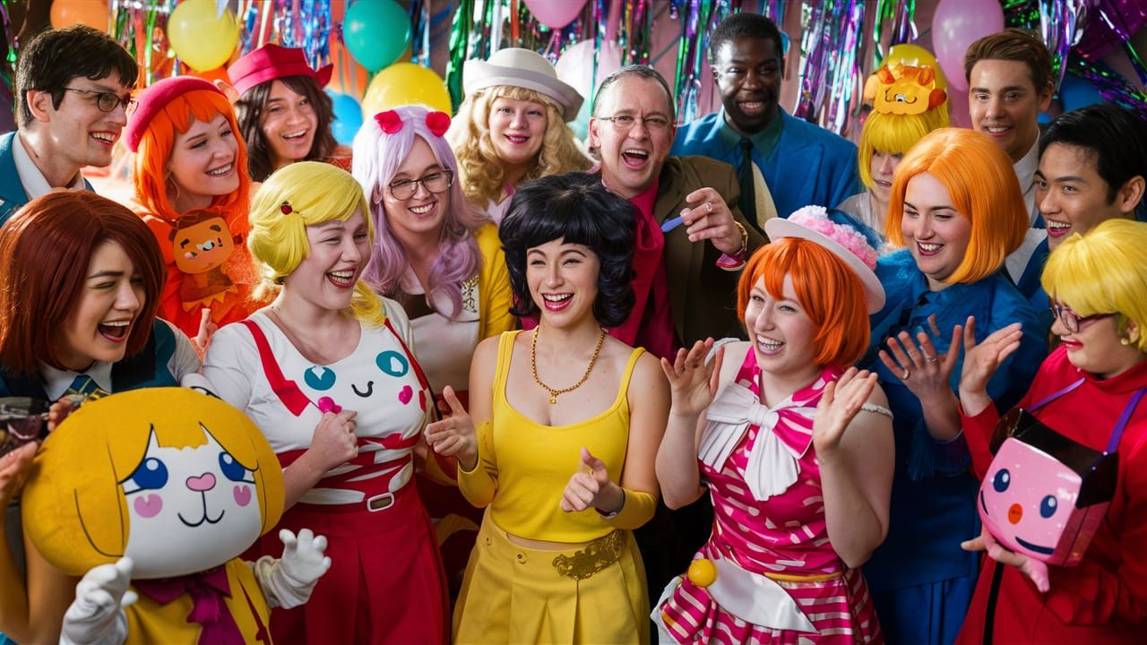 Chibi Kawaii Cosplay Party: A Joyful Gathering