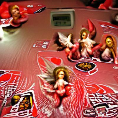 Angels vs Demons: High-Stakes Poker Game