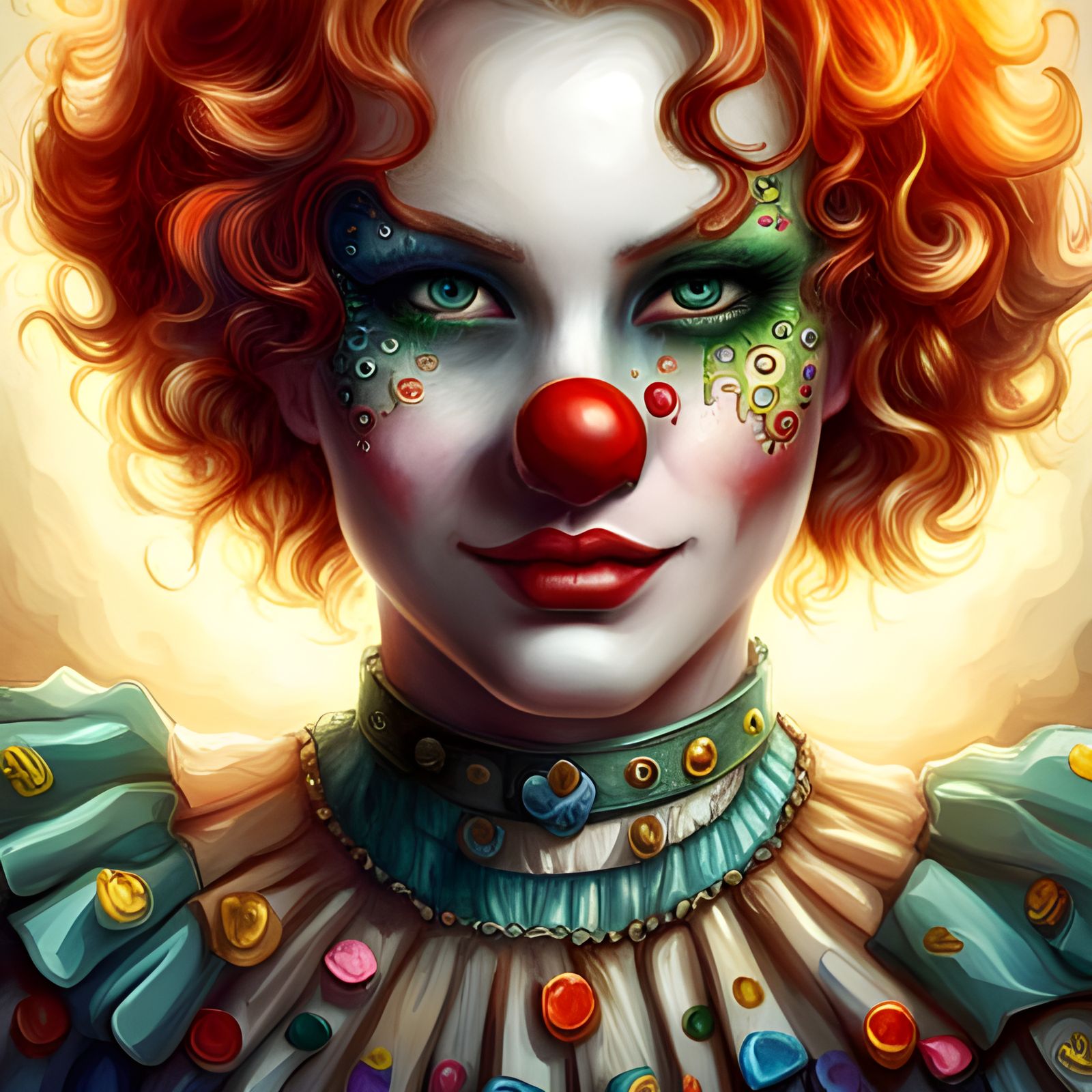 Girl clown