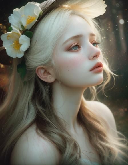 Birth of Venus: Oil Painting Portrait