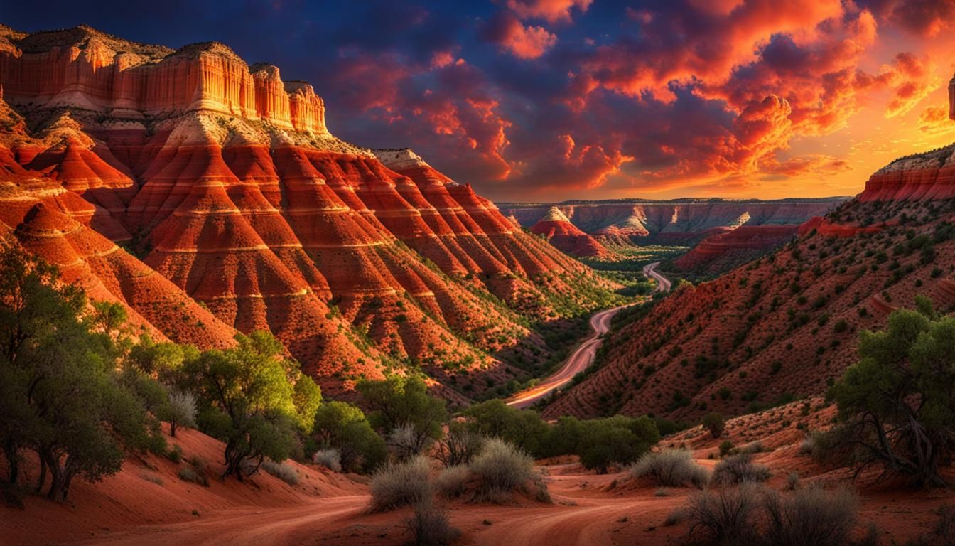 Dramatic Palo Duro Canyon Photograph in Texas