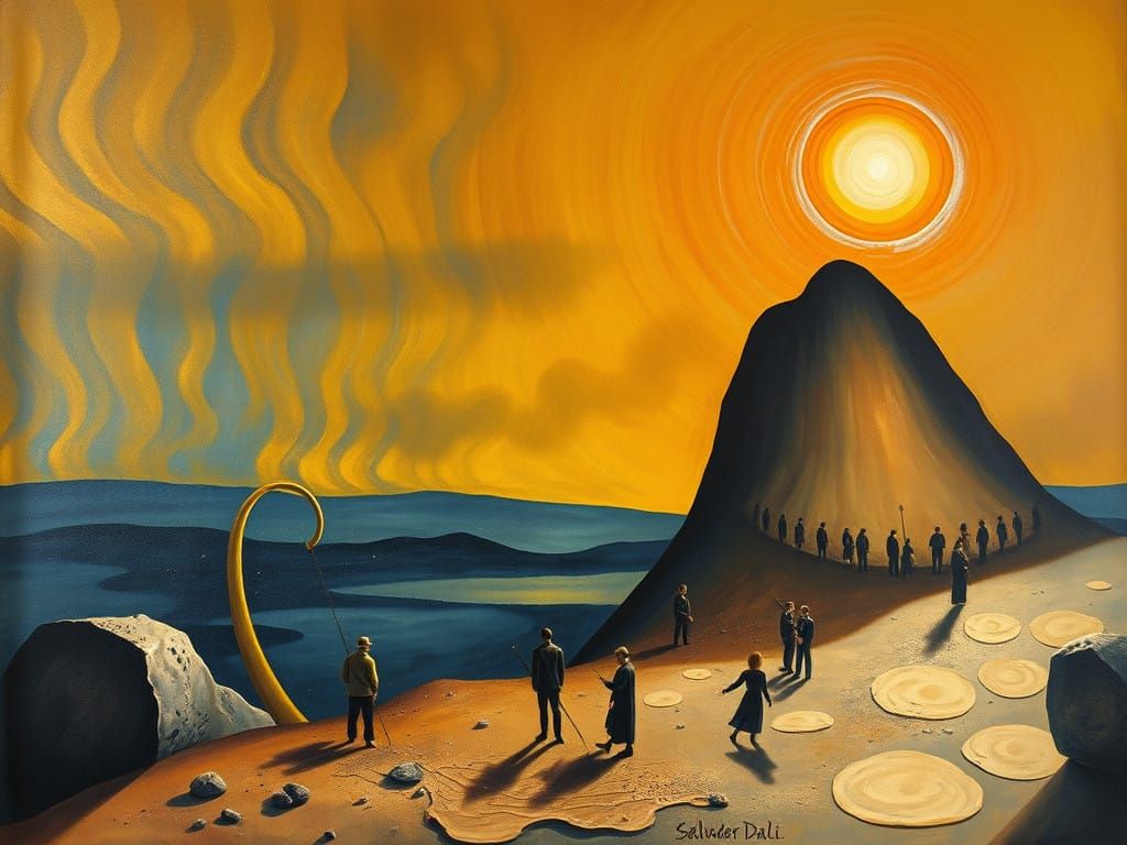 Surrealist Napoli Nativity Scene in Super Realistic Style