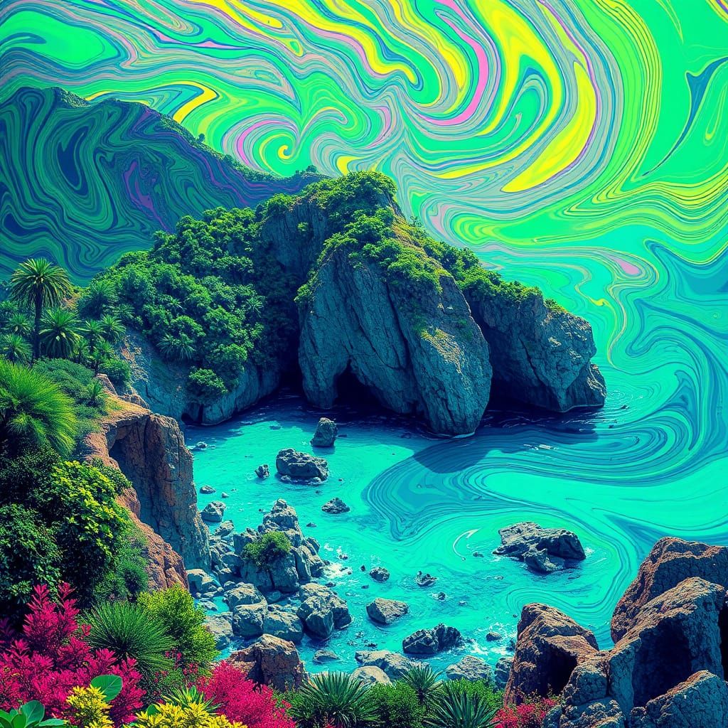 Emerald Dreamscape Along Costa Smeralda