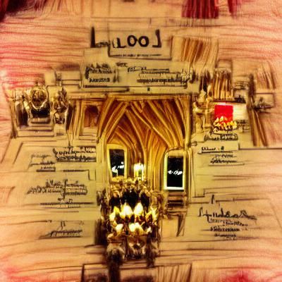 The Illustrious House of Lords: An AI Interpretation