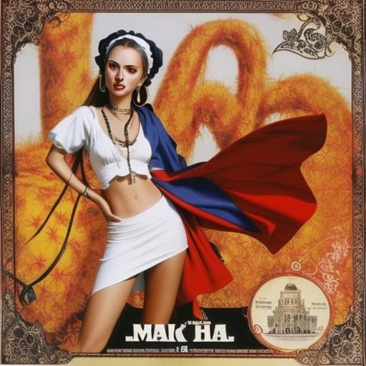 Surreal Frida Kahlo Portrait in 3D