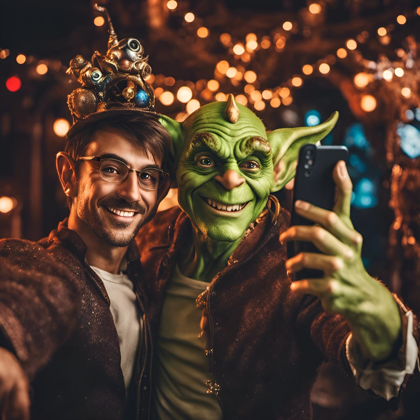 Not Often You Run Into a Goblin, Selfie Needed