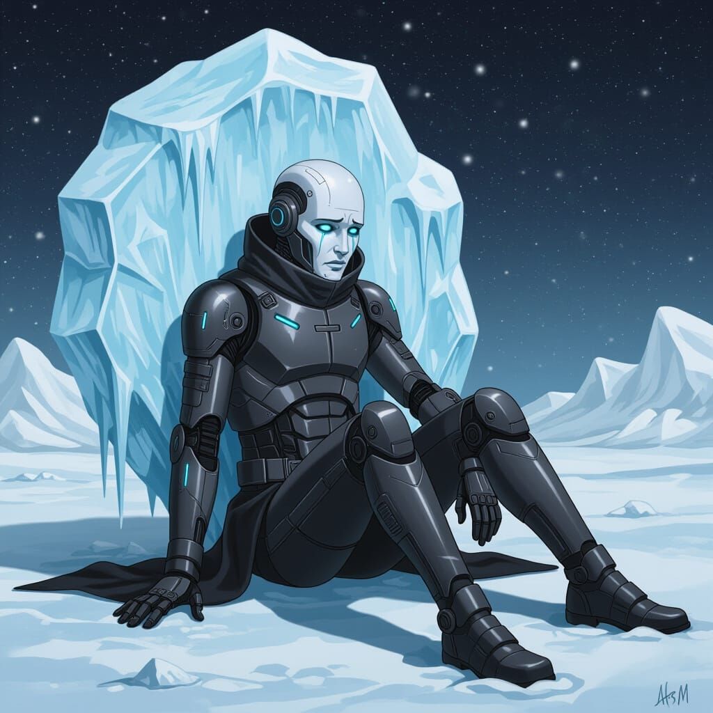 Weeping Android Explores a Dark Void