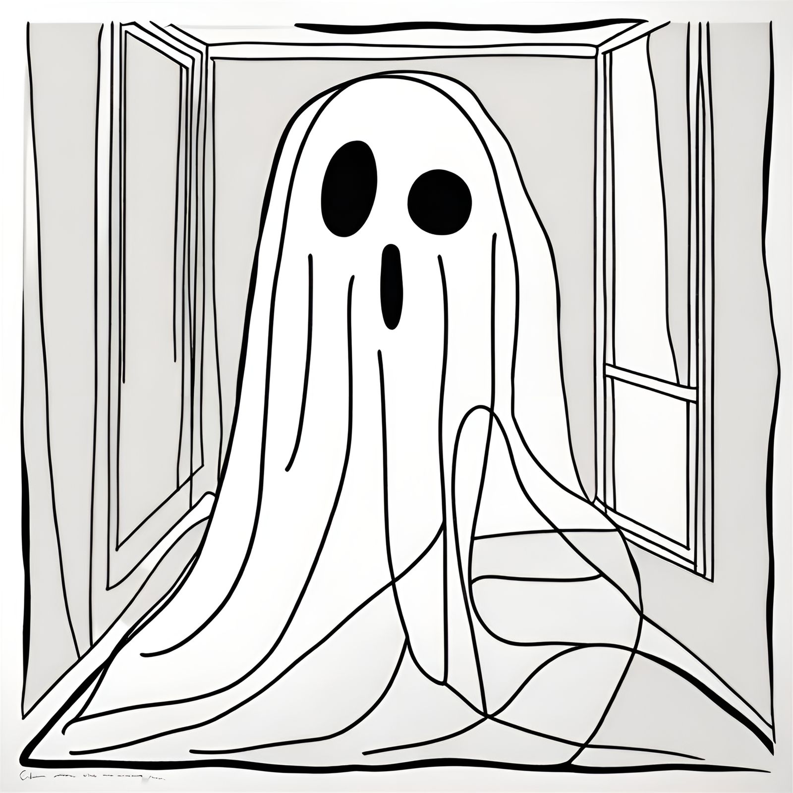 Ghost in Picasso and Matisse Style