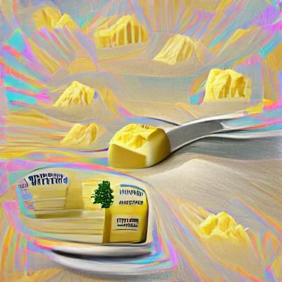 Surreal Butter Landscape