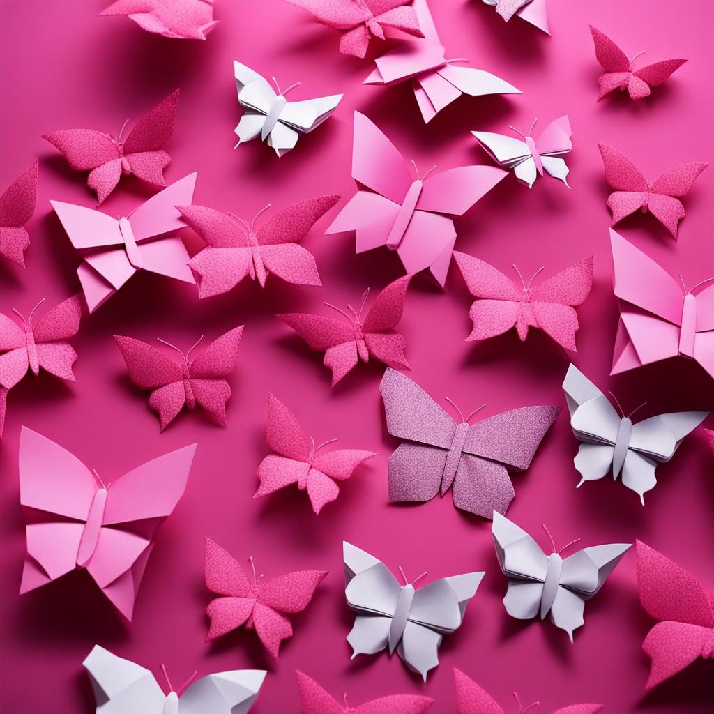 Flowers, Butterflies, and Origami in National Park