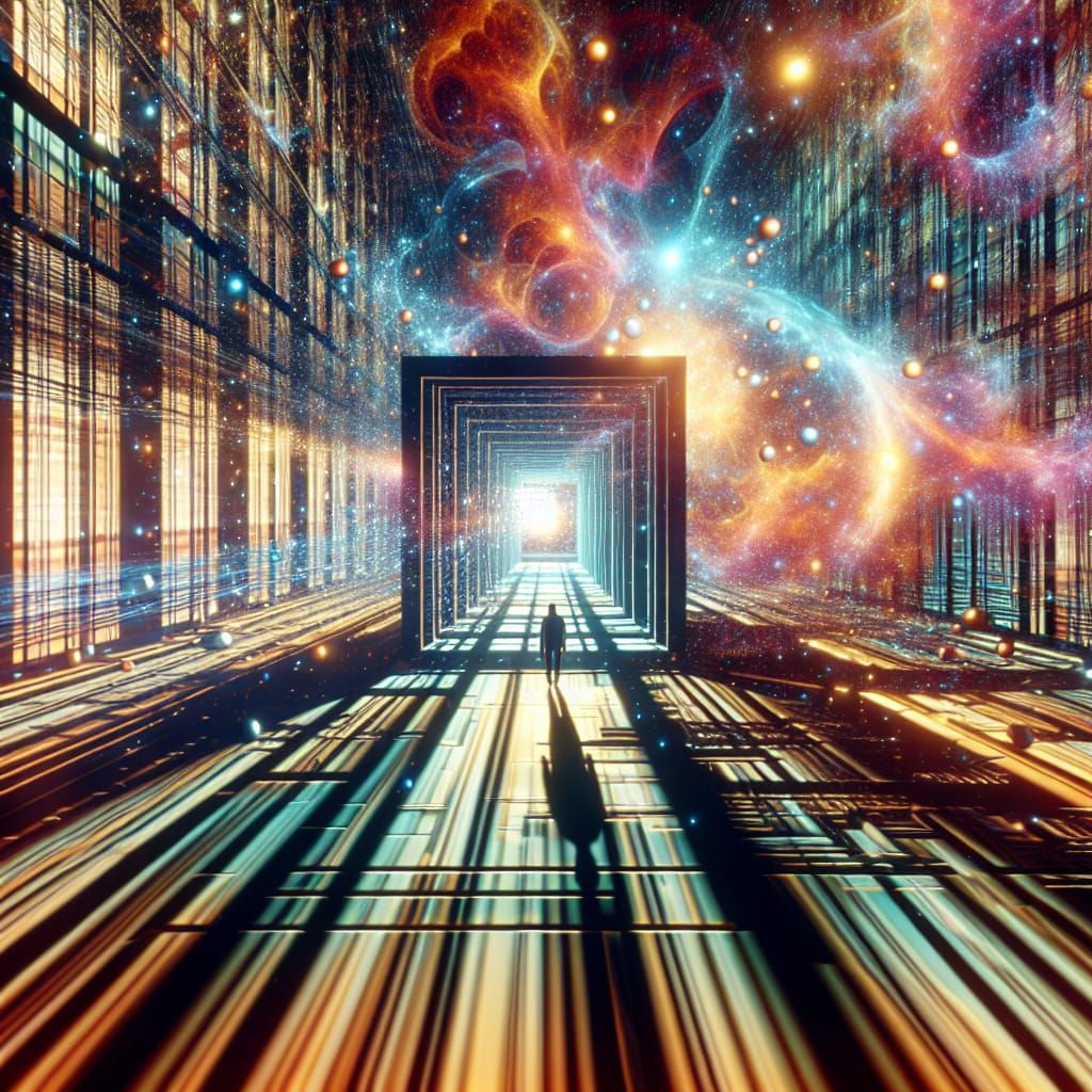 Explosive Mass in Elastic Reality: Cinematic Shadow Sculptur...