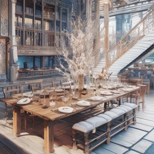 Hyperrealistic Natural Scene in Magical Realism Style