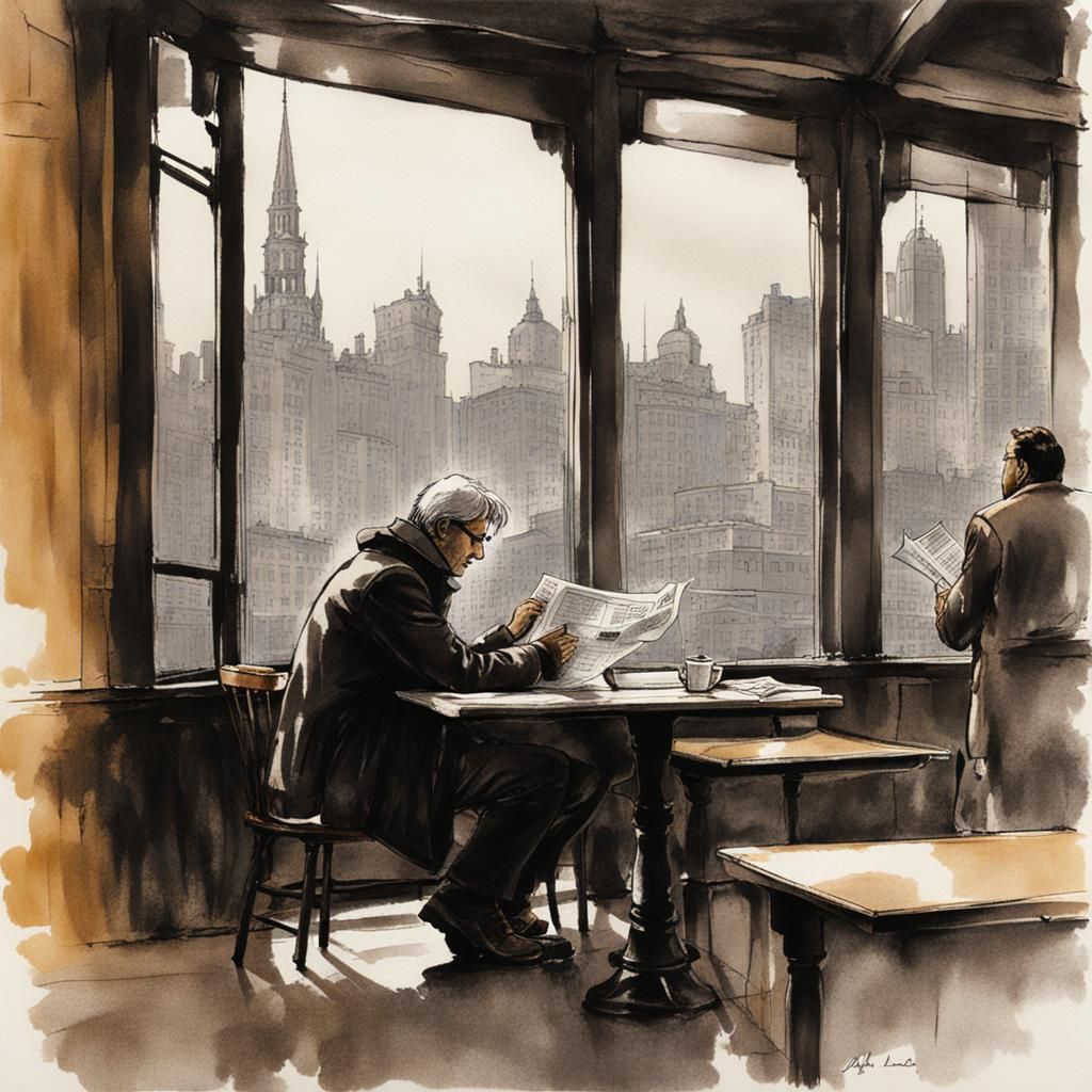 Cafe Mornings: Coffee and the News