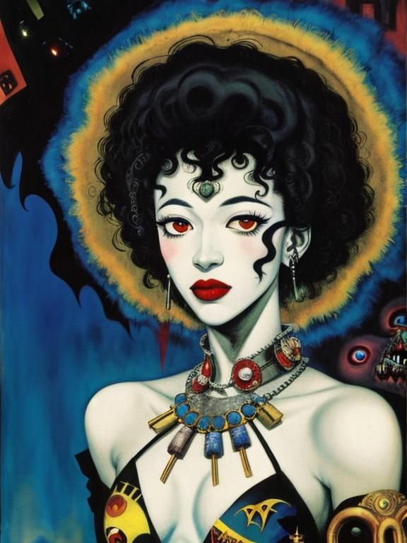 Vampires in Love: A Dark Fantasy Digital Painting