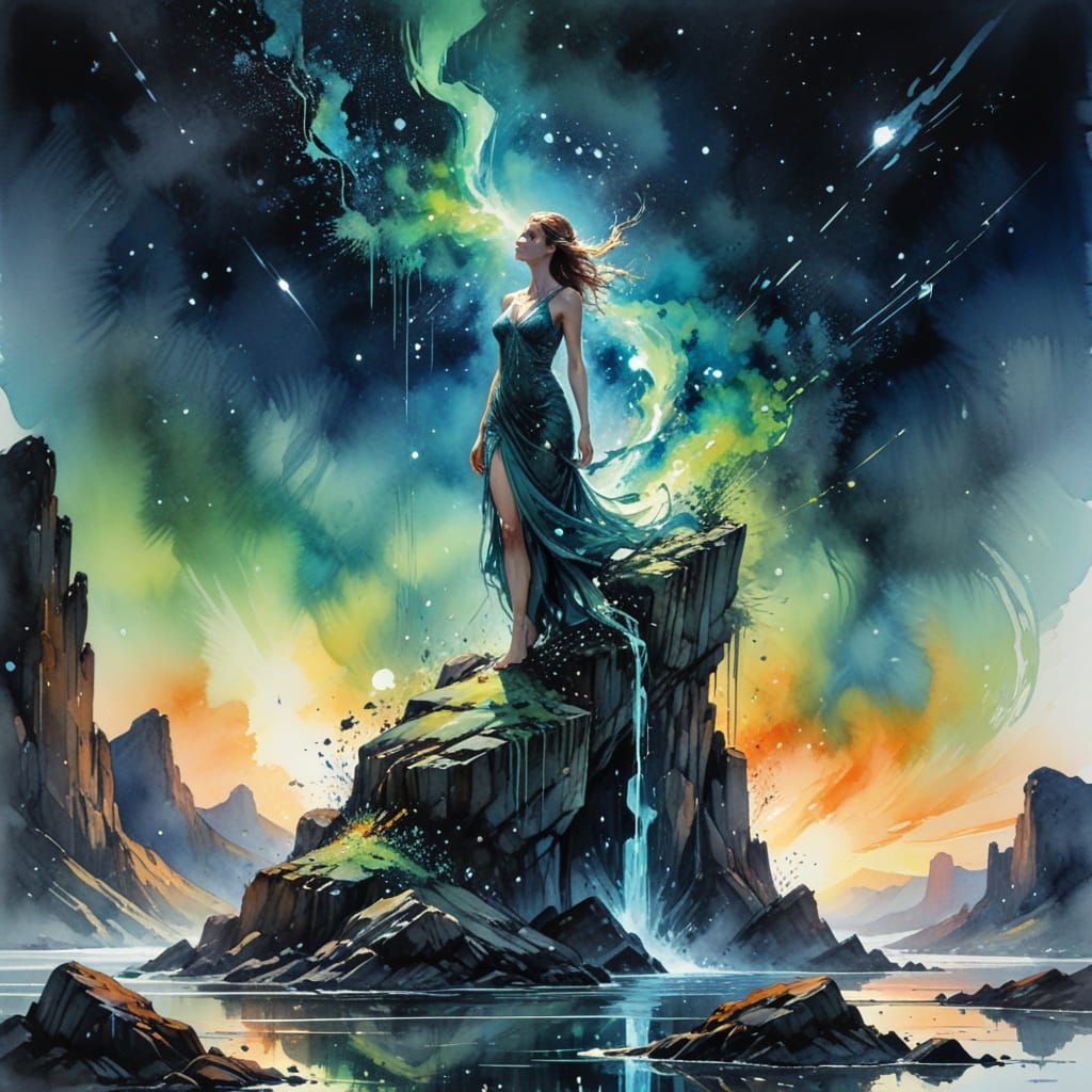 Stellarwing Serpent Embraces Cosmic Wisdom