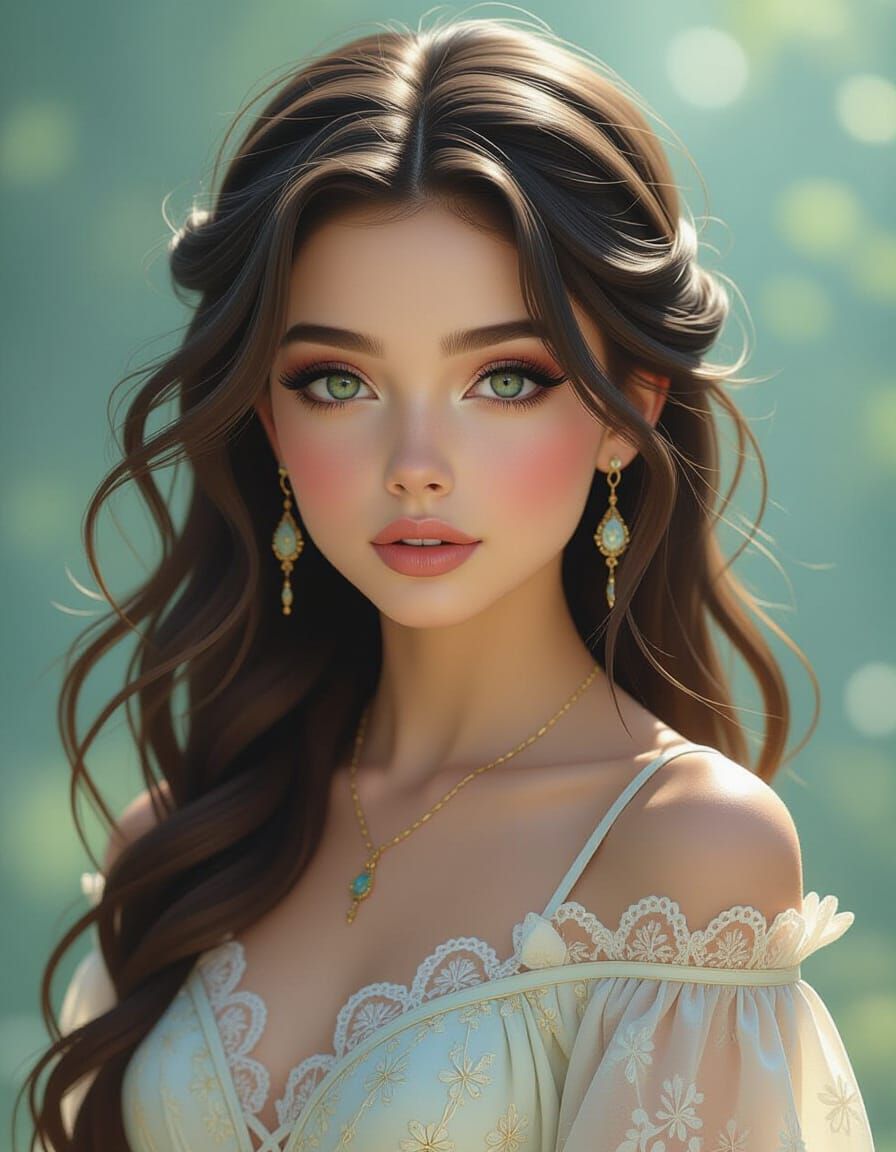 Enchanting Girl in Surreal Post-Apocalyptic Fantasy