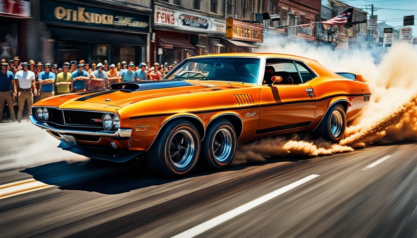 Six-wheeled Custom Pontiac GTO