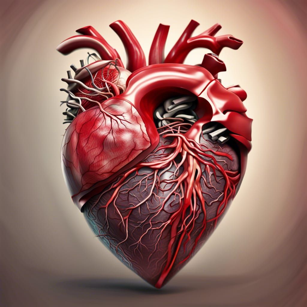 Anatomical Heart Illustration